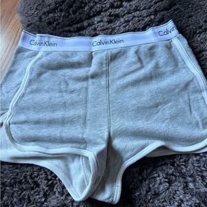 Calvin Klein Gray Sleepwear Shorts